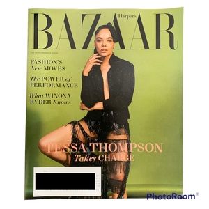 Harpers Bazaar Magazine August 2022 Tessa Thompson Fashion Power Winona Ryder
